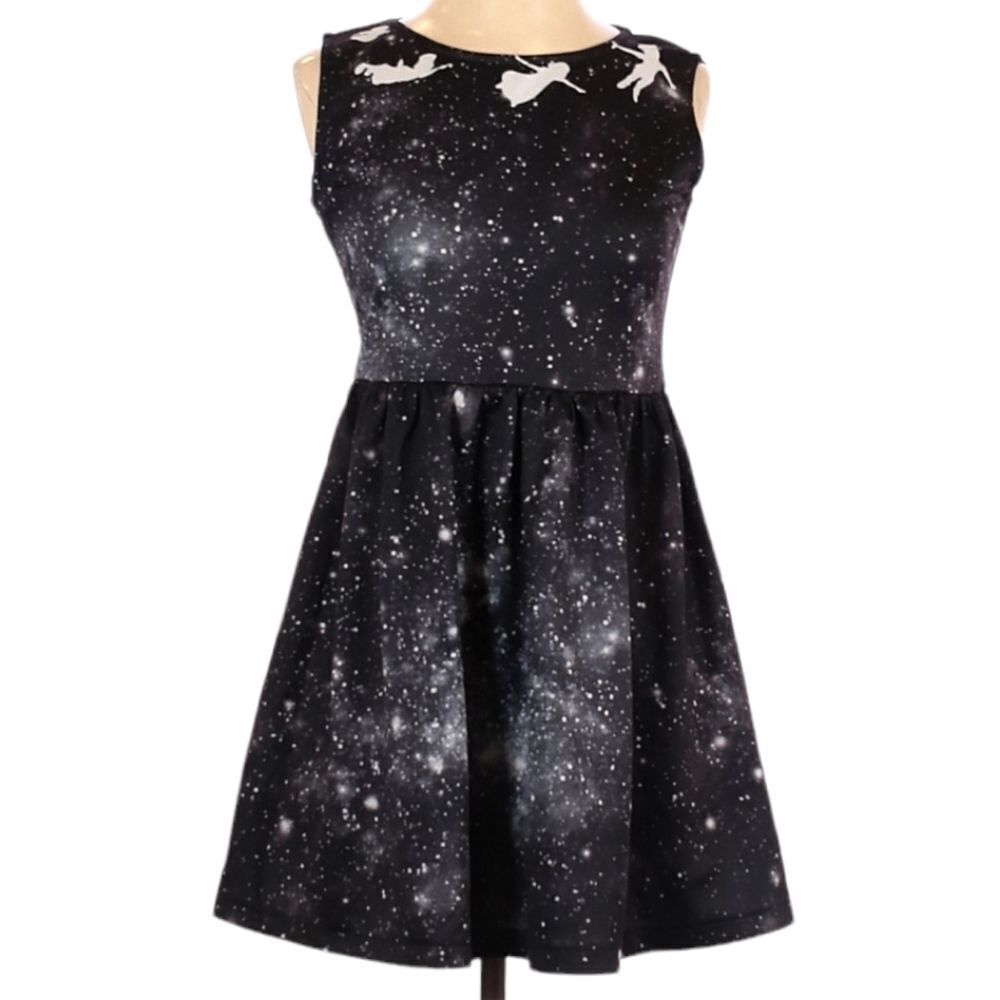 ROMWER Peter Pan Lost Boys Galaxy Stars Dress M
